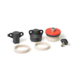 TASKA Quick Disconnect Lamination Collar and Coaxial Plug Kit (6-band), 45mm, Sand